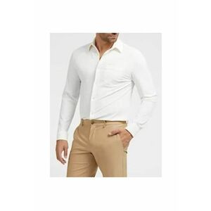 Camasa slim fit cu maneca lunga si guler clasic imagine