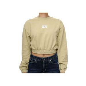 Bluzon crop cu maneci cazute - Bej imagine