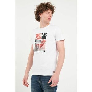 Tricou elastic cu model grafic imagine
