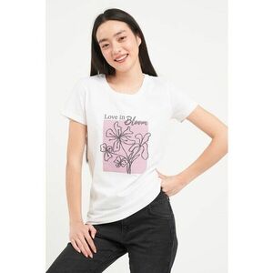 Tricou de bumbac cu imprimeu imagine