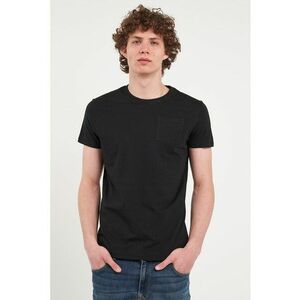 Tricou elastic cu buzunar pe piept imagine