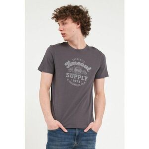 Tricou cu decolteu la baza gatului si logo imagine