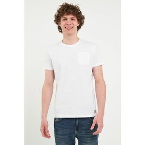 Tricou elastic cu buzunar pe piept imagine