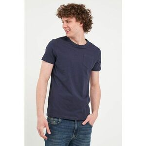 Tricou elastic cu buzunar pe piept imagine