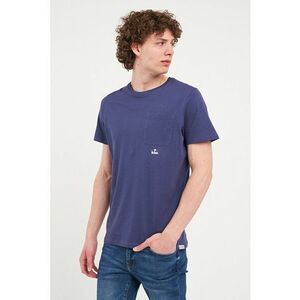 Tricou cu decolteu la baza gatului si buzunar pe piept imagine
