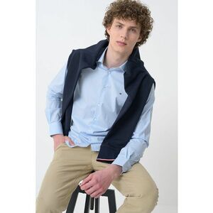 Camasa regular fit cu logo discret imagine