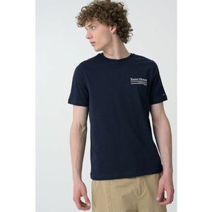 Tricou cu logo si decolteu la baza gatului imagine