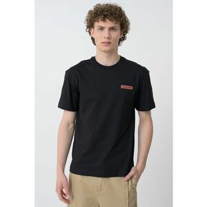 Tricou de bumbac cu imprimeu pe partea din spate imagine