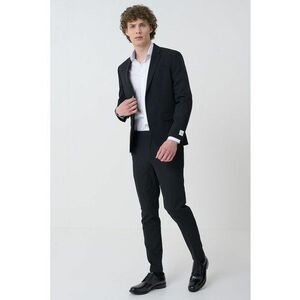 Sacou slim fit din amestec de lana imagine