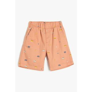 Pantaloni scurti de bumbac cu imprimeu imagine