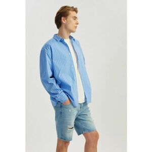 Blugi scurti cu croiala slim-fit imagine
