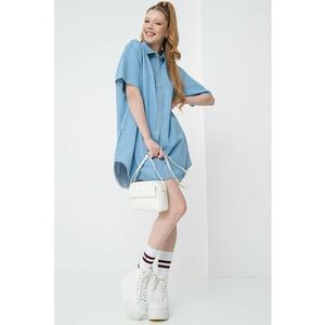 Rochie-camasa lejera din denim imagine