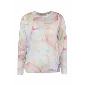 Pulover tricotat fin cu model abstract - Multicolor imagine