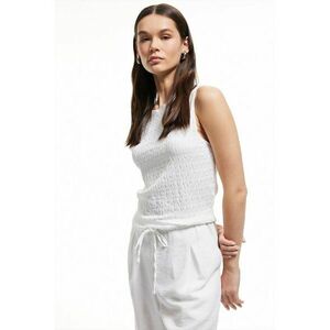 Bluza texturata fara maneci imagine