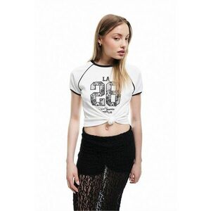 Tricou slim fit cu maneci raglan imagine