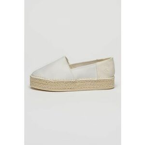 Mocasini din material textil cu logo imagine