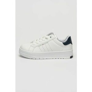 Pantofi sport low-cut din piele ecologica cu fermoar imagine