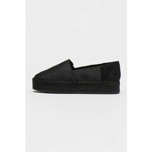 Mocasini din material textil cu logo imagine