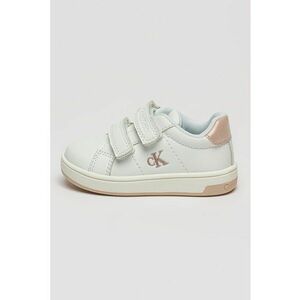 Pantofi sport low-cut din piele ecologica cu velcro imagine