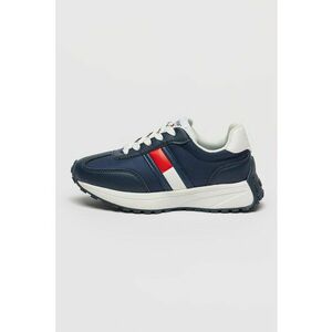 Pantofi sport low-cut cu insertii din piele ecologica imagine