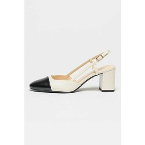 Pantofi slingback de piele ecologica imagine