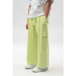 Pantaloni de trening cu croiala ampla si snururi imagine