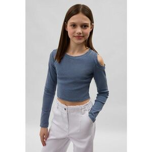 Bluza crop cu decupaj imagine