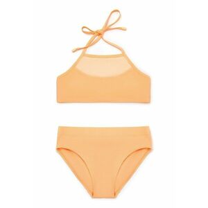 Costum de baie din doua piele cu decolteu halter imagine