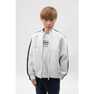 Bluza de trening cu fermoar si maneci cazute imagine