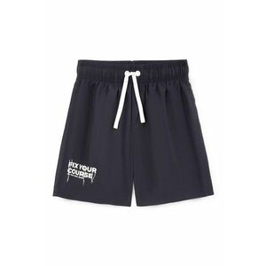Pantaloni scurti cu imprimeu text imagine
