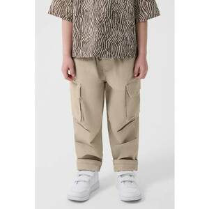 Pantaloni cargo drepti cu talie elastica imagine