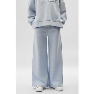 Pantaloni de trening cu croiala ampla si snur imagine