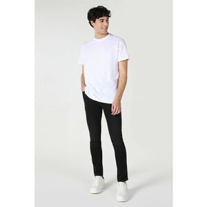 Tricou cu decolteu la baza gatului si logo discret imagine