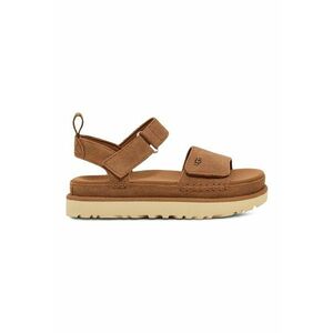 Sandale flatform de piele intoarsa Goldenstar imagine