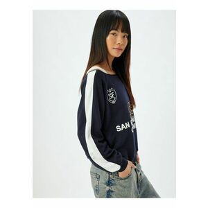 Bluza de trening cu decolteu barcuta imagine