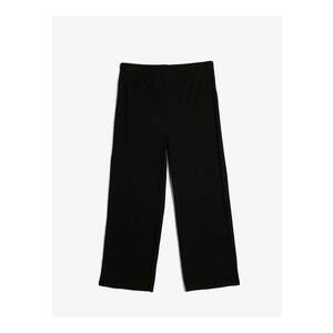 Pantaloni striati cu croiala ampla imagine