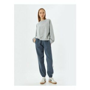 Pantaloni de trening supradimensionati din amestec de bumbac imagine