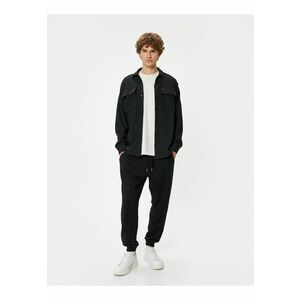 Pantaloni de trening conici cu snur imagine