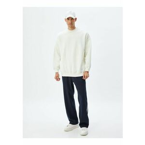 Pantaloni de trening cu detalii contrastante imagine