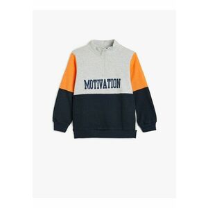 Bluza de trening cu fenta cu fermoar imagine