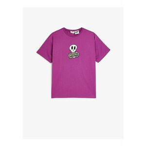 Tricou de bumbac cu imprimeu imagine