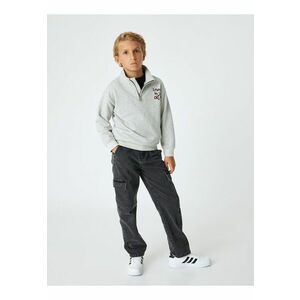 Bluza de trening din amestec de bumbac cu model grafic imagine