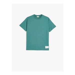 Tricou din bumbac cu imprimeu foto pe partea din spate imagine