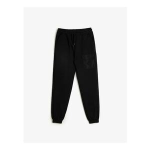 Pantaloni de trening cu snur de ajustare in talie imagine