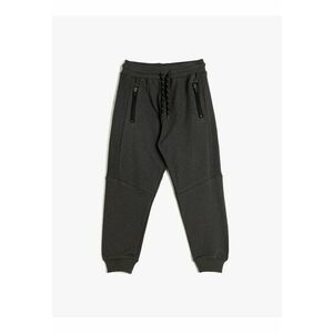 Pantaloni de trening cu buzunare cu fermoar imagine