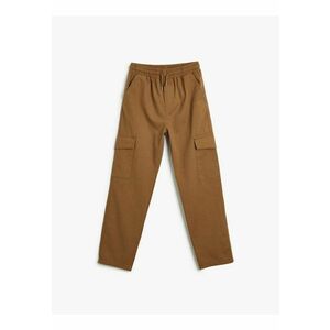 Pantaloni cargo cu snur imagine