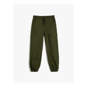 Pantaloni relaxed fit cu buzunar lateral cu clapa imagine