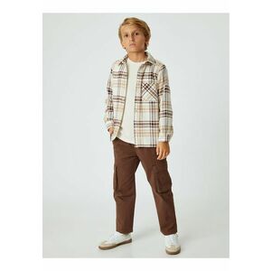 Pantaloni cargo cu snur imagine