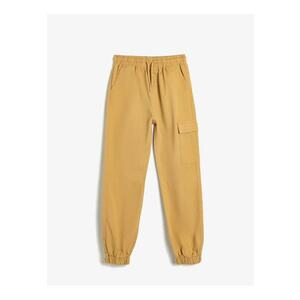 Pantaloni relaxed fit cu buzunar lateral cu clapa imagine