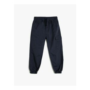 Pantaloni relaxed fit cu buzunar lateral cu clapa imagine